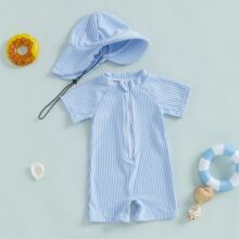 �l�y���䎧ñ��ͯӾ�¿羳����Toddler Baby Boys Seersucker