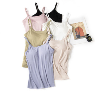 Summer top with cups, base protective underware, pijama, sewn from modal, lifting effect, loose fit