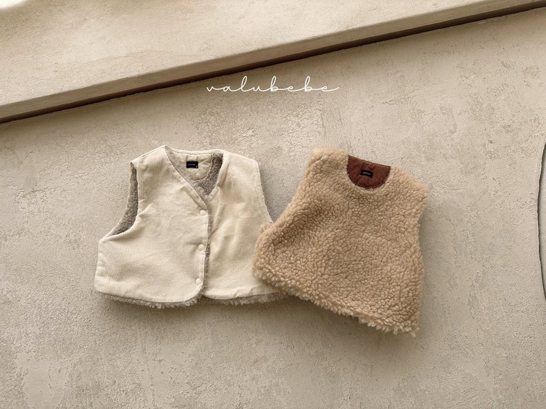 Niños y niñas de doble cara chaleco de felpa bebé ropa de invierno estilo coreano ropa para niños ropa de bebé chaleco de bebé