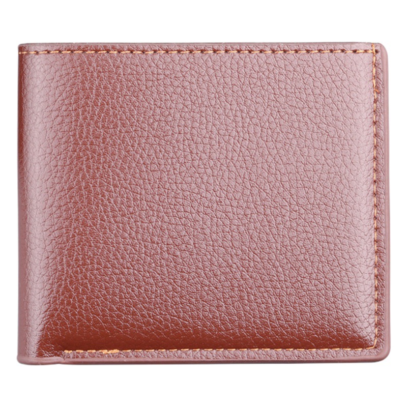 La cartera corta de los hombres al por mayor de la cartera de los hombres del comercio electrónico transfronterizo de la cartera de los hombres sin fábrica del LOGOTIPO en existencia 6 tarjetas