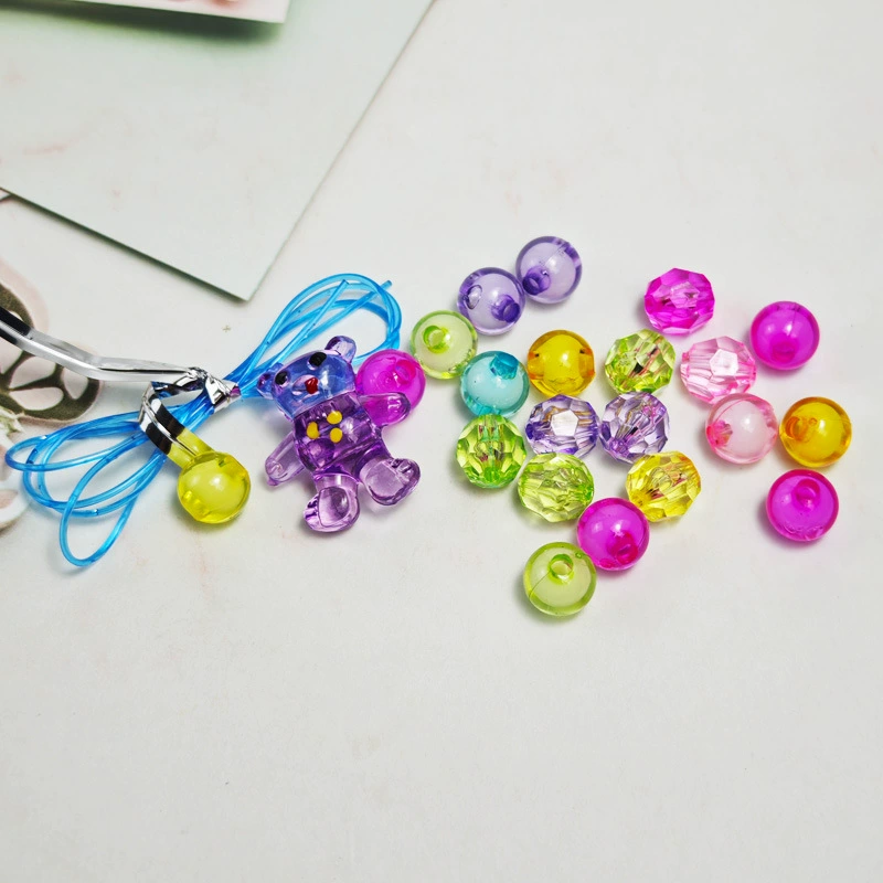 Beaded bracelet, materials set for princess, accessory, necklace, beads with accessories, toy, handmade
