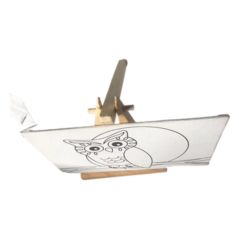 Lienzo de algodón y lino para pintura, marco de madera para óleo o acrílico, ideal para arte DIY y escuelas de pintura