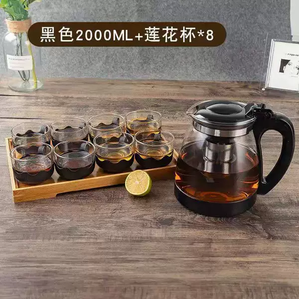 2 liter single pot + 8 lotus cups