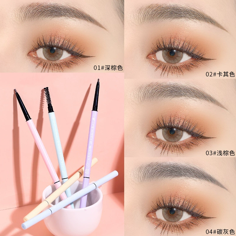 Makeup primer, double-sided eyebrow pencil, protects against sweat