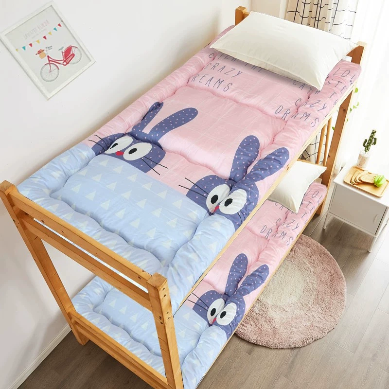 Студенческий общежитие матрац одноместный 0,9 м одеяло матрас татами коврик 1,2 м мягкая прокладка утолщенная теплая складная