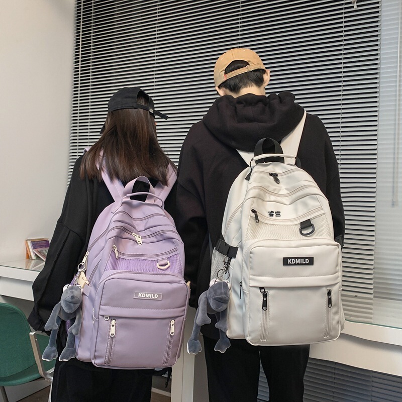 Schoolbag Men's Ins Korean-style Harajuku ulzzang Women's Senior high school College Students All-match Large Capacity Multi-layer Backpack Backpack Schoolbag Men's Ins Korean-style Harajuku ulzzang Women's Senior high school College Students All-match Large Capacity Multi-layer Backpack Backpack