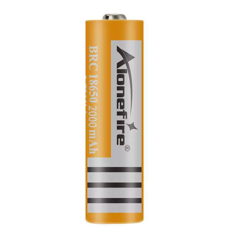 Литиевая батарея Alonefire 18650, 3,7 В перезаряжаемая ячейка для фонарей и налобных ламп