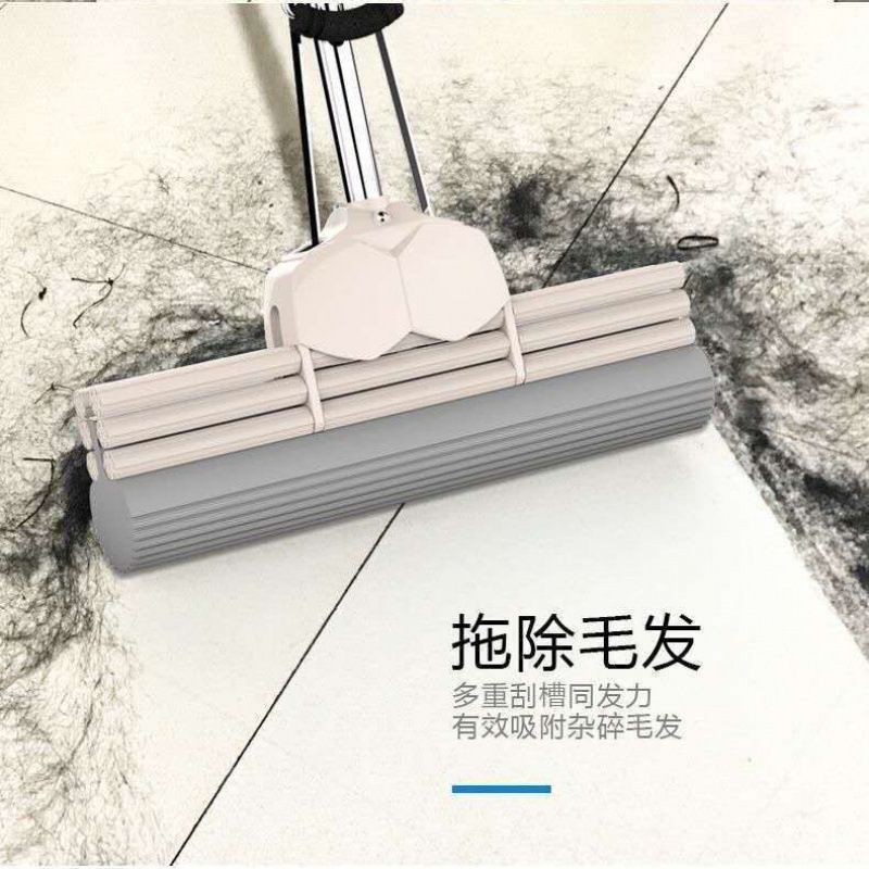 好太太官方海绵拖把家用大号胶棉挤水滚轮超强吸水免手洗耐用诉言|undefined