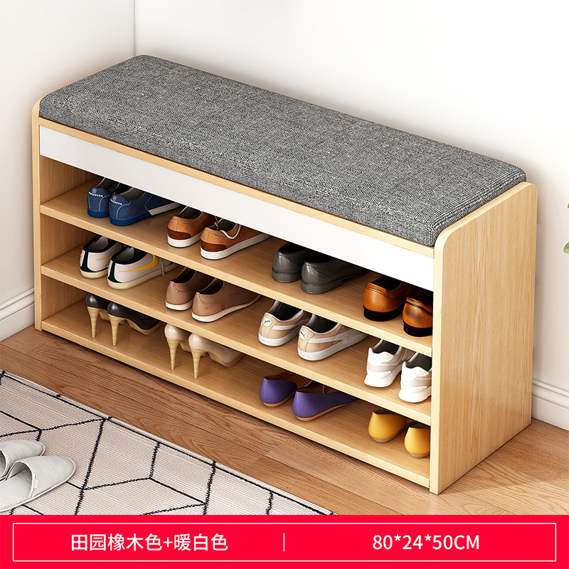 스타일 10 80/24/50 전원 참나무 + 웜 화이트 + 그레이 패브릭 쿠션