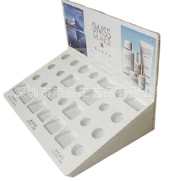 批量供应亚克力眼影展示架 有机玻璃化妆品展示架 化妆套装展示