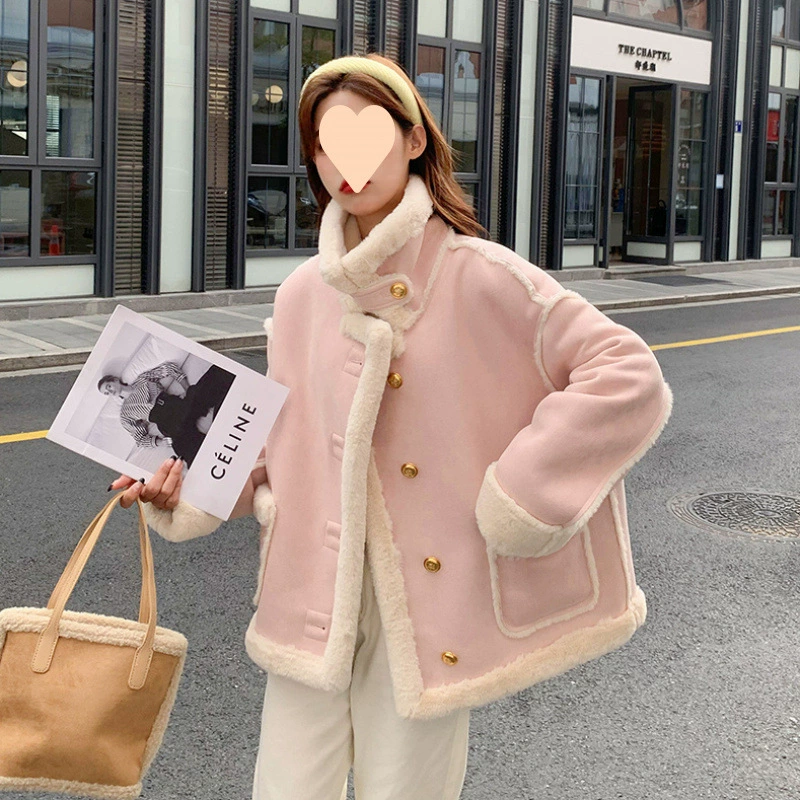 Фуксия бархатный короткий жакет, в стиле Chanel, для подростков, повышенная плотность