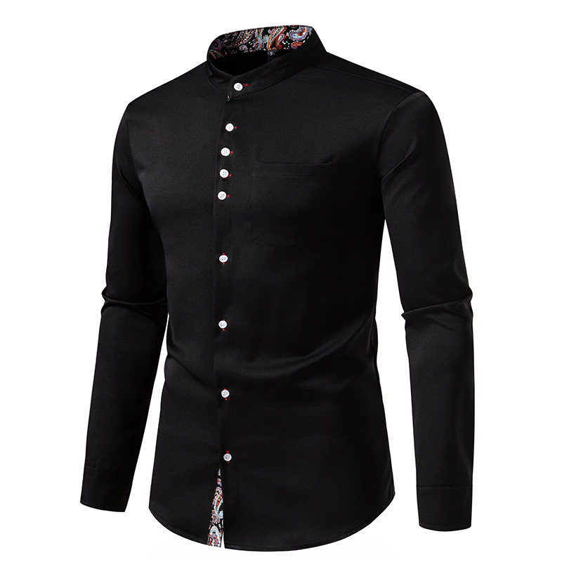 Chemise Homme Inserch 2XL Noire Manches Longues - Micropoly Business - Neuve Avec Étiquette
