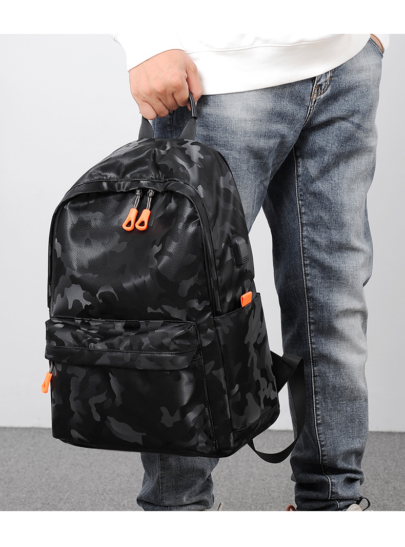 Camouflage Backpack 14-inch Notebook Backpack Computer Bag Men's Backpack display picture 25