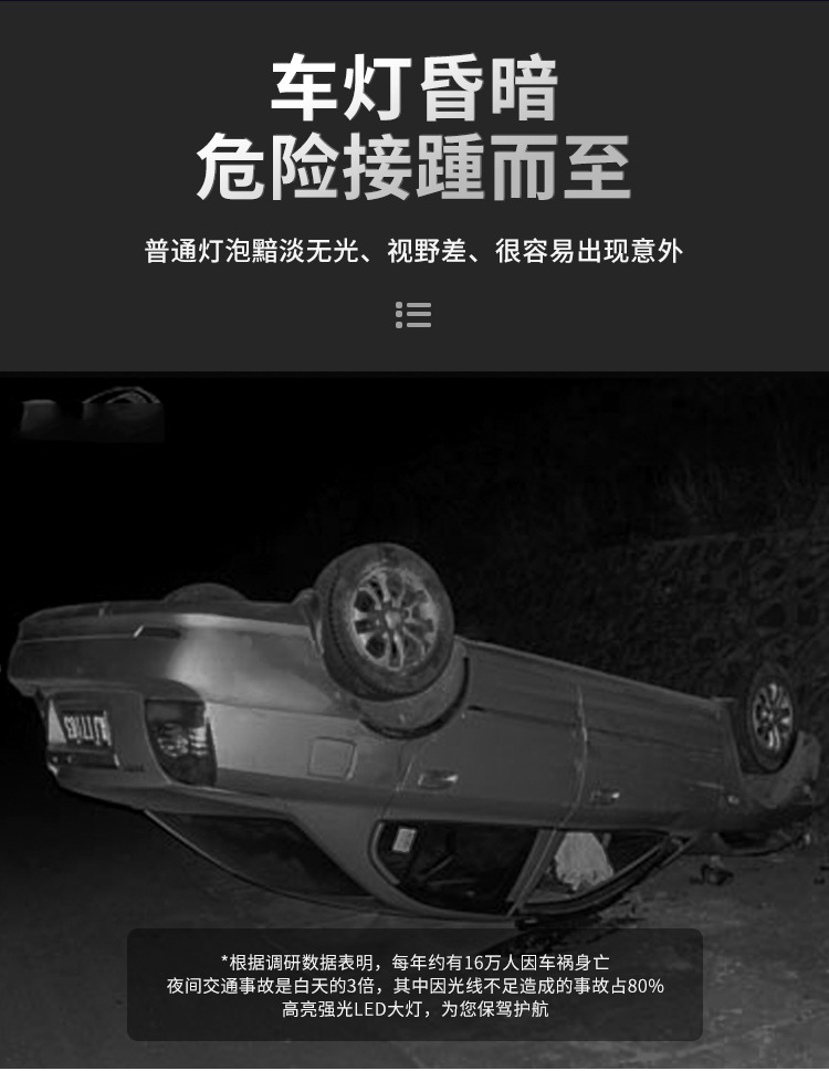 New Chenglong M3 H7 H5 T5 L3 L2 M5 modified LED headlights, super bright high beam and low beam bulbs, 24V for trucks