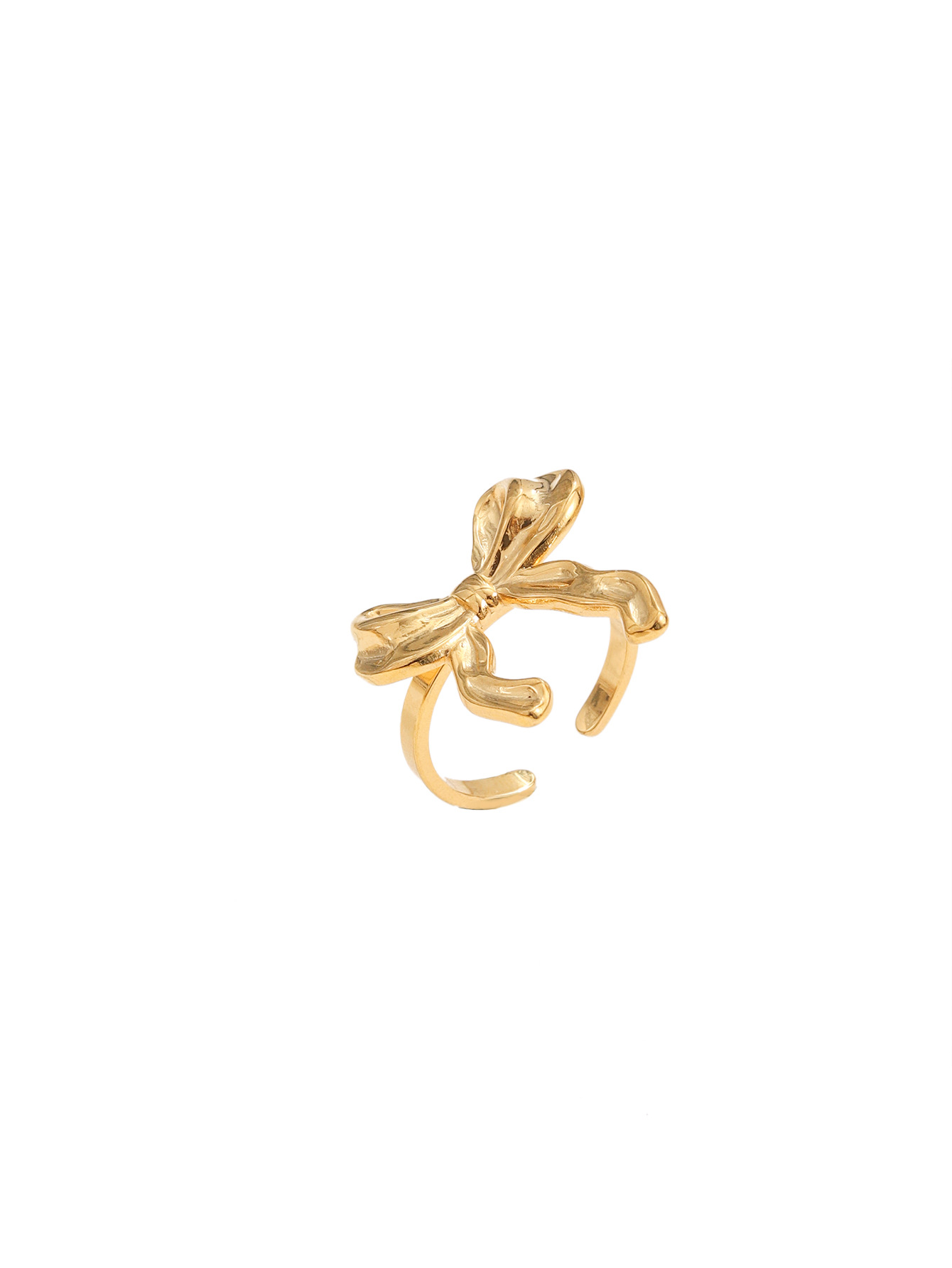 10g Weight Open Rings Classification Adjustable Ring Size 1 Piece Quantity Daily Occasion 304 Stainless Steel Material Smile Face, Snake, Bow Knot Pattern Women's Gender Retro Style Wholesale Jewelry Retro Smiley Face Snake Bow Knot 304 Stainless Steel Open Rings 12