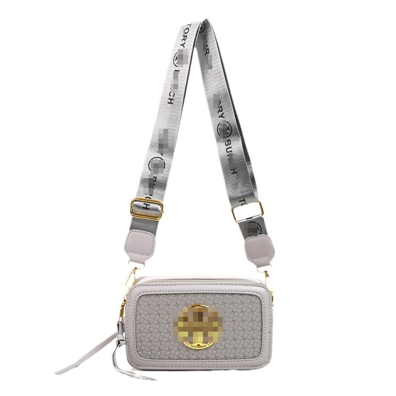 Bolso de cámara tejido transfronterizo, nueva tendencia, impresión de alta gama, bolso cuadrado pequeño, estilo occidental de moda, bolso de mensajero de todo fósforo