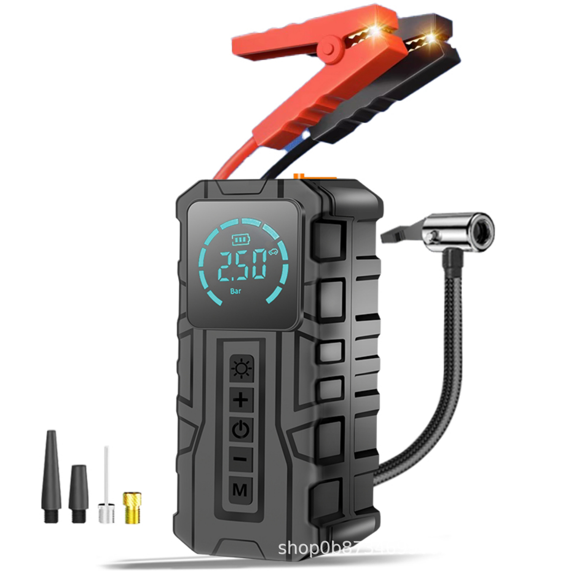 Car Emergency Start Power Supply Car Inflator Pump Integrated 15V Large Capacity Battery Start Artifact