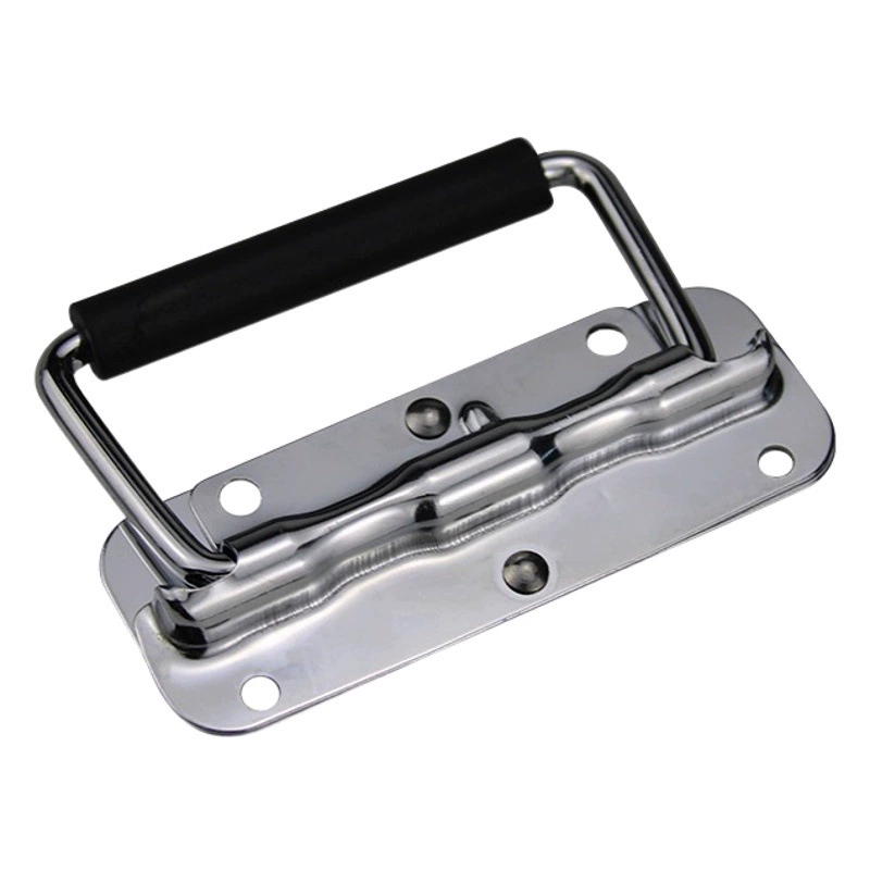 304 фурнитура из нержавеющей стали пружинная ручка Опора ящик для инструментов алюминиевая коробка Ручка подвижная Ручка Складная промышленная ручка