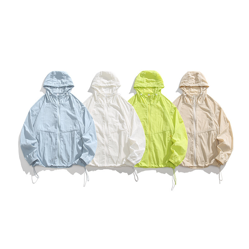 American-Style High Street Outdoor Breathable Ice-Feel Couple's Sun Protection Clothing (Can Be Opened Twice) Yz-2879 Ivory White Other Colors American-Style High Street Outdoor Breathable Ice-Feel Couple's Sun Protection Clothing (Can Be Opened Twice) Yz-2879 Ivory White Other Colors