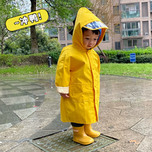 儿童雨衣冲锋衣加厚红色恐龙男童女童幼儿园宝宝轻便防水雨服3岁