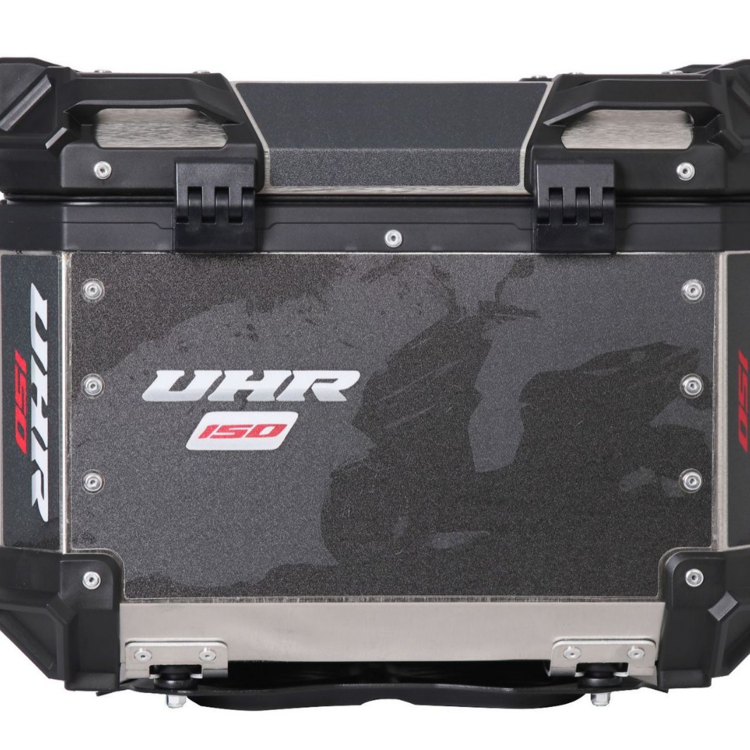 45LUHR150 calcomanías caja trasera de aleación de aluminio negro caja trasera de motocicleta scooter ternero coche eléctrico baúl