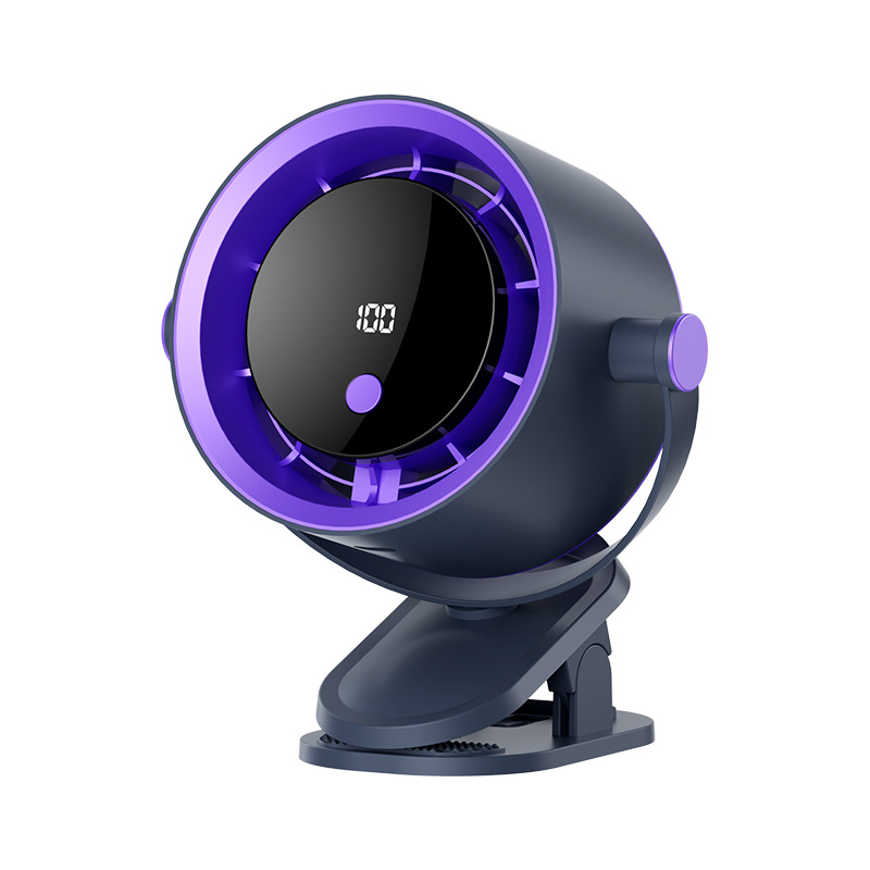 Smart Digital Display Speed Fan Desktop High Speed Rechargeable Portable Air Circulation Fan For Home Use_voghion.com