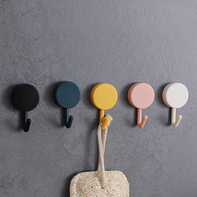 Creative Punch-free Wall Stickers Cute Hook Decorative Adhesive Hanging Clothes Hook Wall Hanging Wall Creative Magic Hook 10 Pack