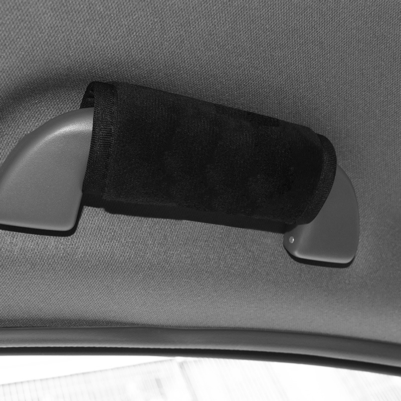 Tejido amor arco mango de automóvil guante de freno interior mango de puerta cubierta de protección mango de techo decoración
