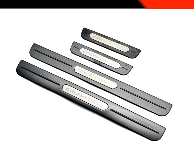 Suitable for Subaru 24 CROSSTREK modified interior special welcome scooter door pedal decoration