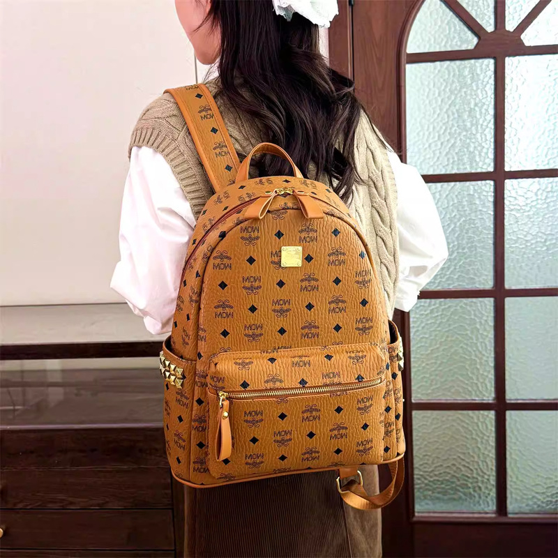 Large-Capacity Backpack for Women, Fashionable Soft Leather College Student School Bag, 2026 New Korean Style Casual Versatile Travel Backpack
