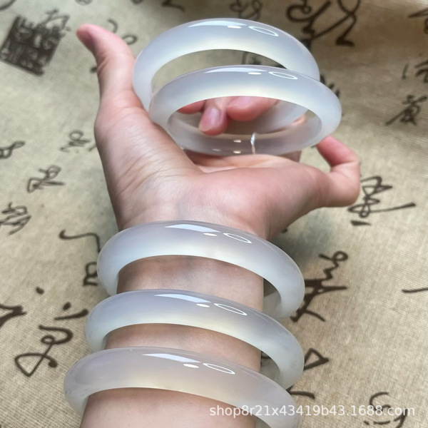 organic agate bracelet
