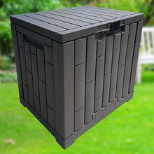 跨境花园庭院储物箱户外全天候防水塑料收纳柜甲板泳池工具整理箱