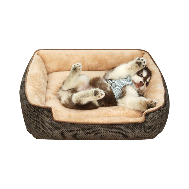Cama para mascotas transfronteriza tela para perrera cuadrada Estera universal para perros Estera a prueba de humedad y resistente a la suciedad para gatos Estera rectangular para mascotas
