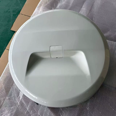 Suitable for Toyota 10-19 Prado Spare Tire Cover Middle East Version Domineering 4500 Spare Tire Shell Cover Rear Tire Cover (Spare wheel cover) - pearl-white-cover-without-name-plate