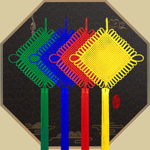 中国结挂件客厅大号蓝色绿色黄色新年装饰玄关过年中国节春节挂饰