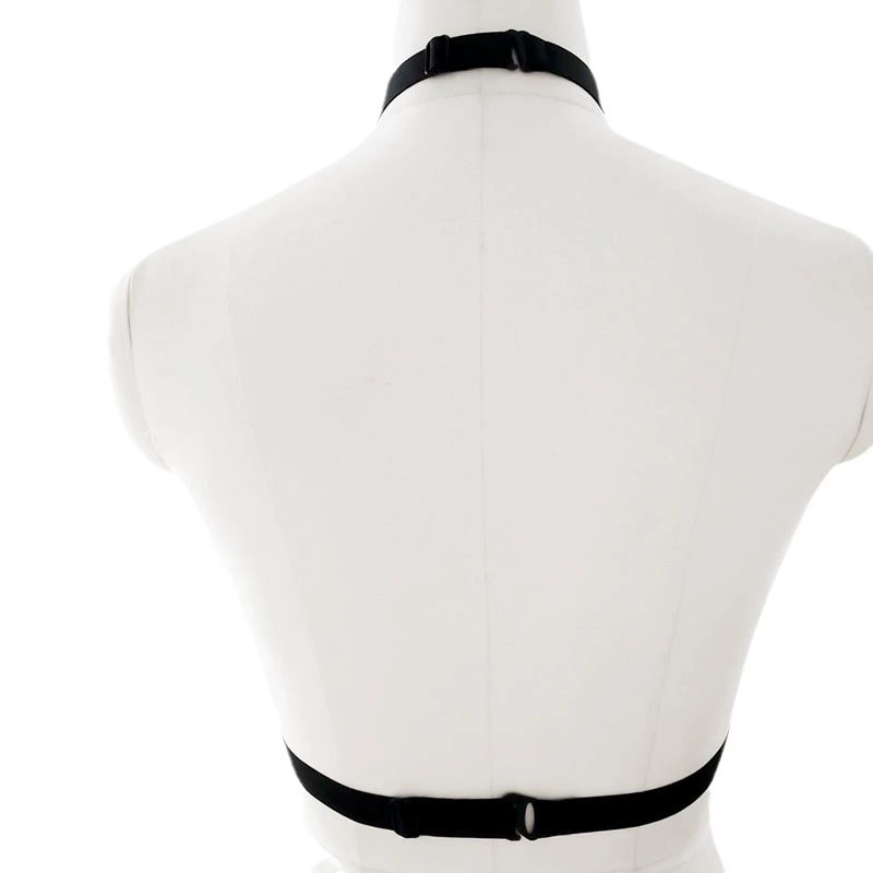 Gothic opens the thoracic bra and elastic body wire tract hanging socks, metal buckle underwear wearing a suspender chest