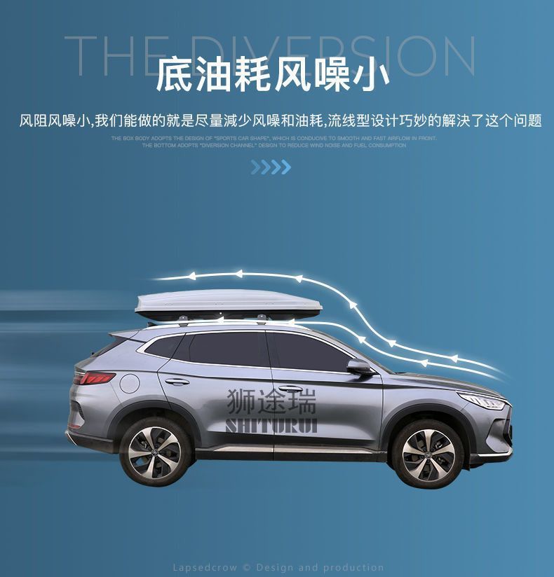 Car Roof Luggage Rack Crossbar Universal Travel Box Roof Box Style Car Luggage Box Wholesale