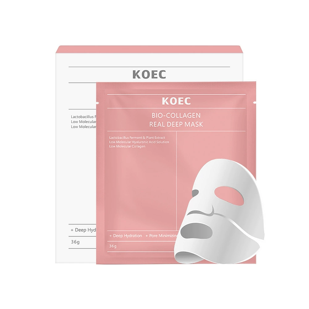 Гель-маска для лица (KOEC) глубокий коллаген PDRN, прозрачная увлажняющая, 4 варианта
