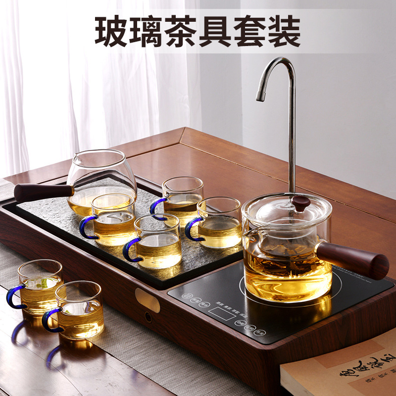 Transparent tea set