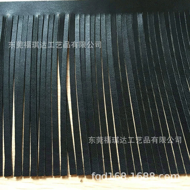 Ребра из искусственной кожи Овчина Крафт-кожа Натуральная кожа Ребро Кисточка PU Ребро Кисточка Ребристая сумка Кисточка