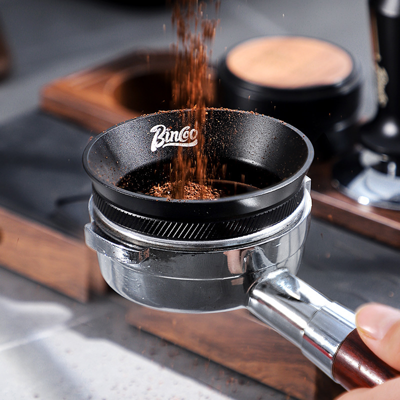 Bincoo coffee magnetic powder ring coffee machine handle anti-fly powder ring 6 magnetic 51/58mm powder cloth powder ring