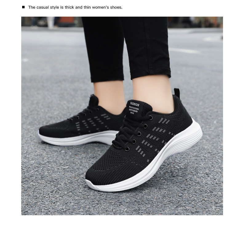 Women's Casual Color Block Round Toe Sports Shoes display picture 13