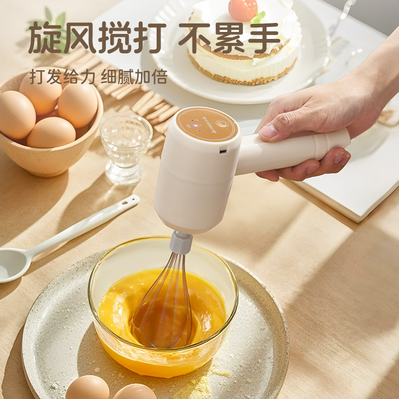 Zhigao batidor eléctrico multifuncional batidor de leche para bebés, batidor de leche en polvo, batidor de leche de café, batidor de crema, batidor automático de huevos image 3