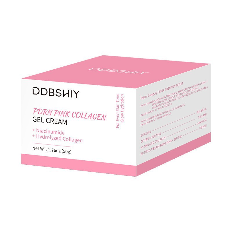 PDRN PINKCOLLAGEN crema facial brillante, color uniforme de la piel, hidratación, crema de píldoras hidratantes, venta al por mayor, explosión transfronteriza.