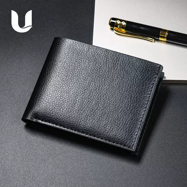 2026 New Model in Stock Men's Wallet Short Style Multi-Card Slot Fashion Casual Wallet Horizontal Style Multi-Functional Bank Card Holder