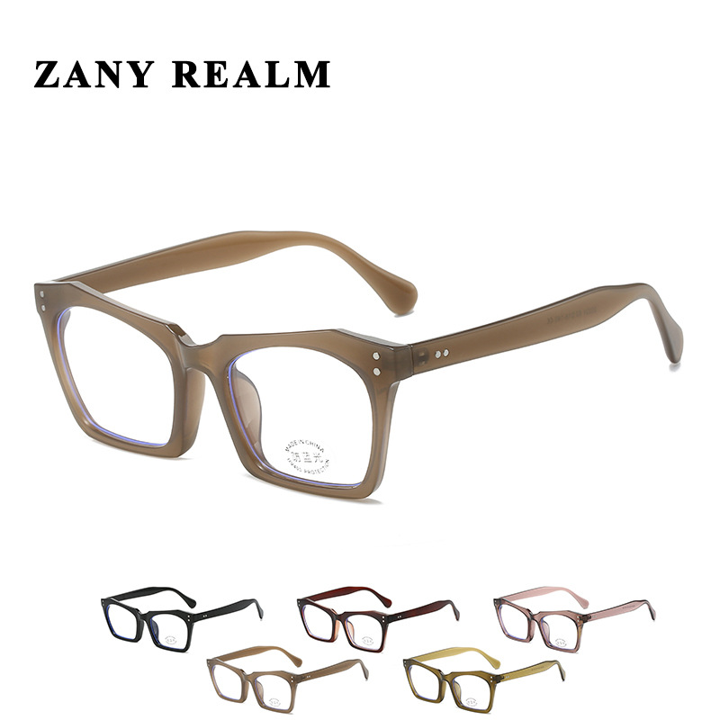 Nuevo ojo de gato retro cara llana Internet celebridad marco negro gafas de luz anti-azul personalidad Calle Cruz llano fabricante de Marco en stock