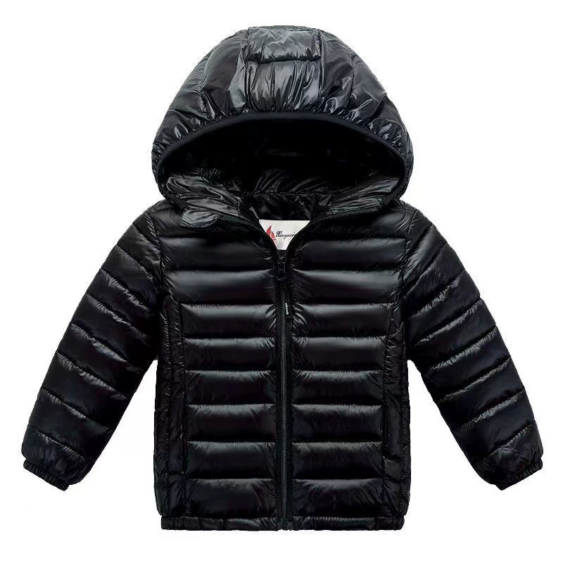 Demi-season children's light and thin jacket with down for boys, children's clothing, for teenagers