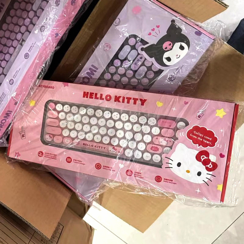 Sanrio Melody Jade Gui perro computadora portátil de escritorio Sanrio teclado inalámbrico gran promoción al por mayor envío gratuito