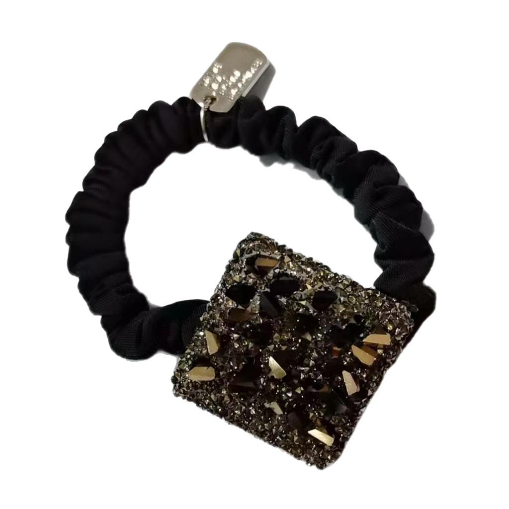 Exclusief vierkant haar elastiek van hars modieus haaraccessoire_voghion.com