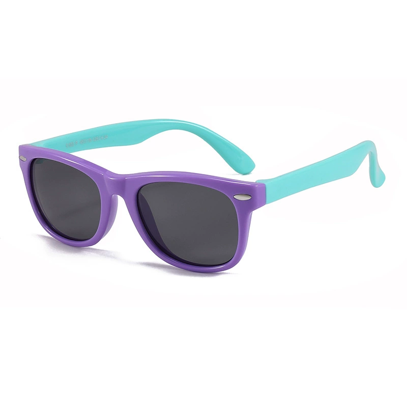 Silicone Children's Sunglasses, UV Protection, TAC Polarized Lenses, Assorted Colors (Ages 2+)